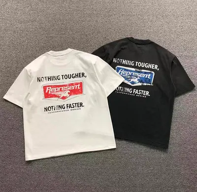 ￥125 REPRESENT T-SHIRT 3204112917（im 170cm 60kg i wear size S in the phot）