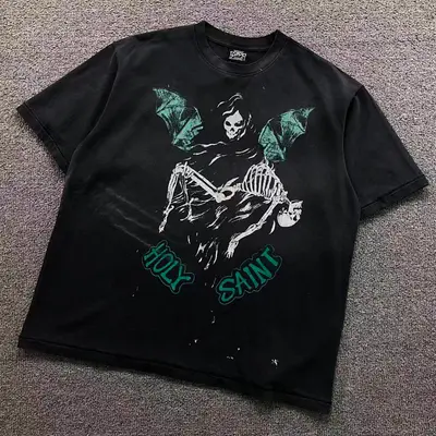 ￥125 SAINT MICHAEL T-SHIRT 3204112717（im 170cm 60kg i wear size S in the phot）