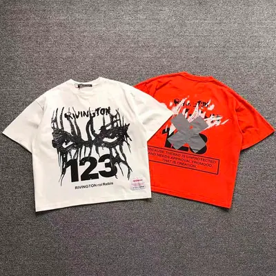 ￥125 R⭐⭐123 T-SHIRT 3204113317（im 170cm 60kg i wear size S in the phot）