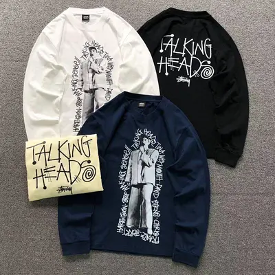 ¥158 STUSSY LONG SLEEVED 22041320001(im 170cm 60kg i wear size M in the phot)