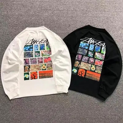 ￥158 STUSSY LONG SLEEVED 22041318001（im 170cm 60kg i wear size M in the phot）