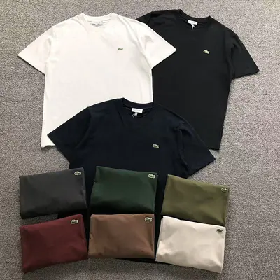 ￥95 LACOSTE T-SHIRT 524150419（im 170cm 60kg i wear size M in the phot）