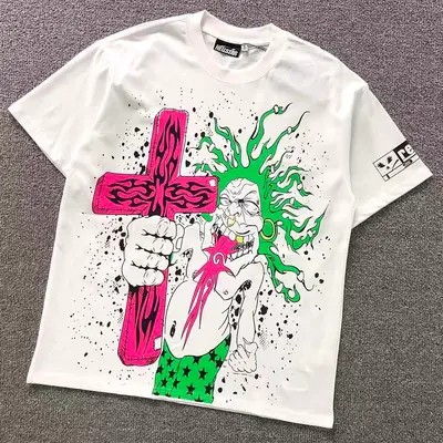 ￥98 HELLSTAR T-SHIRT 3204152817（im 170cm 60kg i wear size S in the phot）