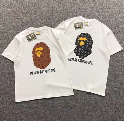 ￥85 BAPE M⭐M T-SHIRT 124151131（im 170cm 65kg i wear size M in the phot）