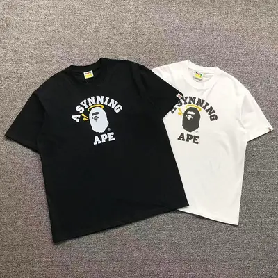 ￥85 BAPE T-SHIRT 124150431（im 170cm 60kg i wear size XL in the phot）