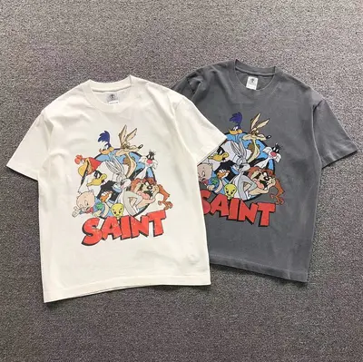 ￥98 SAINT MICHAEL T-SHIRT 124171571（im 170cm 65kg i wear size S in the phot）