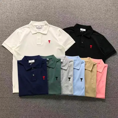 ¥175 AMI POLO 2204183501(im 170cm 60kg i wear size L in the phot)