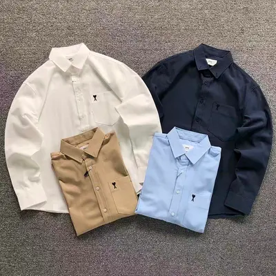 ￥125 AMI SHIRT 3204200721 （im 170cm 60kg i wear size M in the phot）