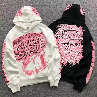 ¥258 COU⭐H SY⭐UP HOODIE 3204211372(im 170cm 60kg i wear size M in the phot)