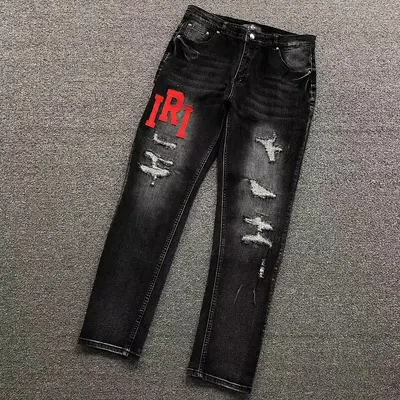¥195 AMIRI TROUSERS 3204213417(im 170cm 60kg i wear size 34 in the phot)