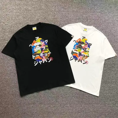 ￥85 BAPE T-SHIRT 124231331（im 170cm 60kg i wear size L in the phot）