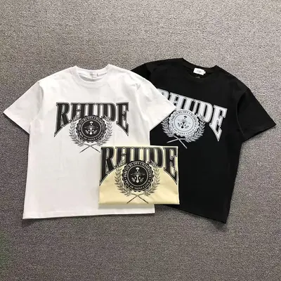 ￥95 RHUDE T-SHIRT 3204230421（im 170cm 60kg i wear size S in the phot）