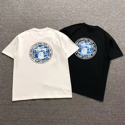 ￥85 BAPE STUSSY T-SHIRT 124230431（im 170cm 60kg i wear size M in the phot）
