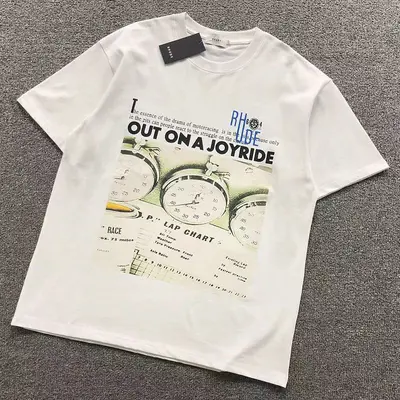 ￥95 RHUDE T-SHIRT 3204230321（im 170cm 60kg i wear size L in the phot）