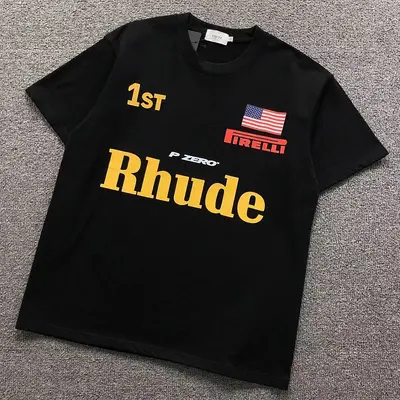 ￥95 RHUDE T-SHIRT 3204230821（im 170cm 60kg i wear size S in the phot）