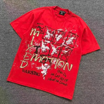 ￥108 MI⭐⭐D EM⭐⭐ION T-SHIRT 3204251617（im 170cm 60kg i wear size S in the phot）