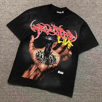 ￥108 HELLSTAR T-SHIRT 3204251417（im 170cm 60kg i wear size S in the phot）