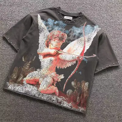￥128 FASHION T-SHIRT 3204261617（im 170cm 60kg i wear size S in the phot）