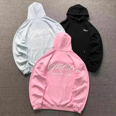 ￥185 REPRESENT HOODIE 22042902125（im 170cm 60kg i wear size M in the phot）