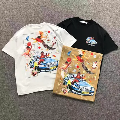 ¥155 OFF-WHITE T-SHIRT 2204291301(im 170cm 60kg i wear size M in the phot)