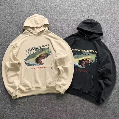 ¥195 REPRESENT HOODIE 22042903125(im 170cm 60kg i wear size M in the phot)