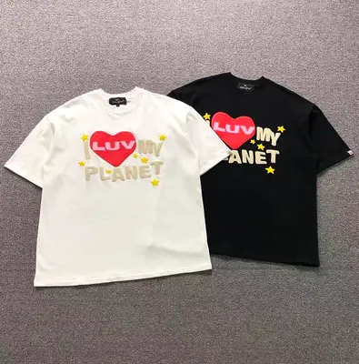 ¥85 BROKEN PLANET T-SHIRT 524300578(im 170cm 60kg i wear size L in the phot)