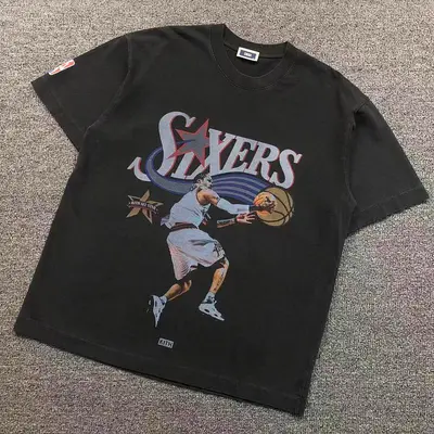 ¥148 KITH NBA BASKETBALL T-SHIRT 22043018001(im 170cm 60kg i wear size M in the phot)