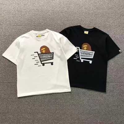 ￥95 BAPE T-SHIRT 3205040117（im 170cm 60kg i wear size S in the phot）
