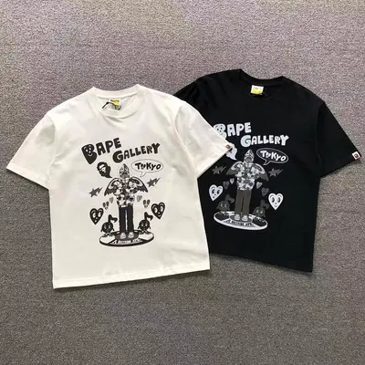 ￥95 BAPE T-SHIRT 3205040617（im 170cm 60kg i wear size S in the phot）