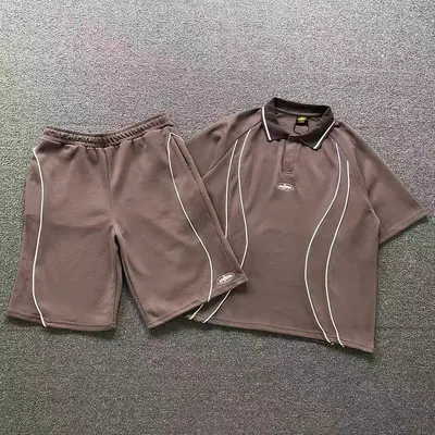 TOP ￥115 SHORTS ￥108 CORTEIZ POLO SHORTS 525070178（im 170cm 60kg i wear size L in the phot）