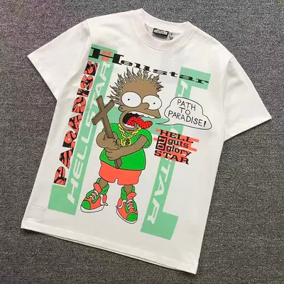 ￥125 HELLSTAR T-SHIRT 3205122572（im 170cm 60kg i wear size M in the phot）