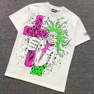 ￥115 HELLSTAR T-SHIRT 3205122872（ im 170cm 60kg i wear size M in the phot）