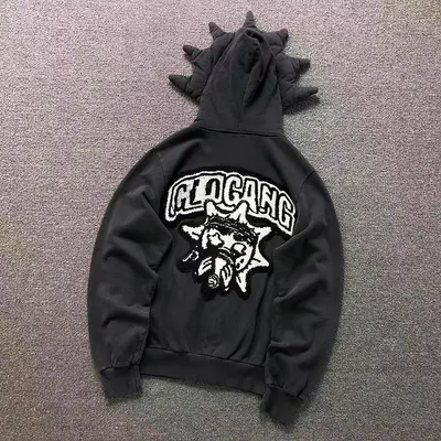 ¥308 FASHION HOODIE 3205124972 (im 170cm 60kg i wear size M in the phot)