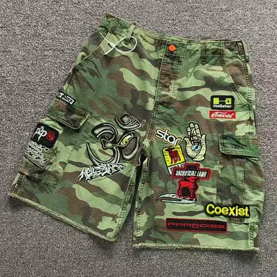 ¥419 HELLSTAR SHORTS 3205125172(im 170cm 55kg i wear size M in the phot)