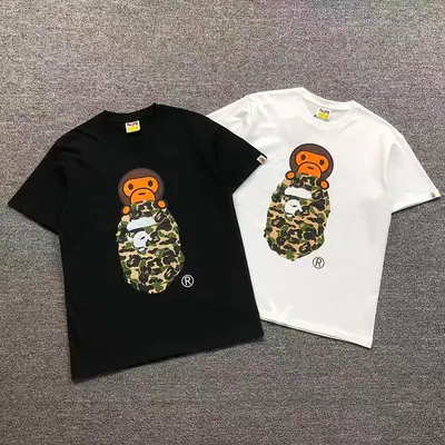 ￥88 BAPE T-SHIRT 3205162021（im 170cm 55kg i wear size M in the phot）