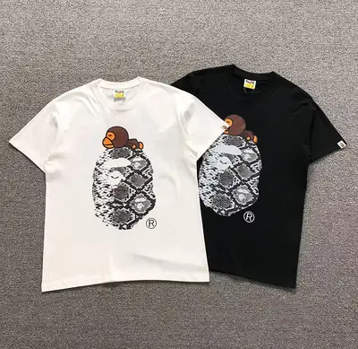 ￥88 BAPE T-SHIRT 3205160721（im 170cm 60kg i wear size M in the phot）