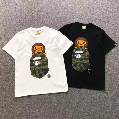 ￥88 BAPE T-SHIRT 3205160521（im 170cm 60kg i wear size M in the phot）