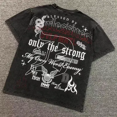 ¥125 FASHION T-SHIRT 3205182117(im 170cm 60kg i wear size S in the phot)