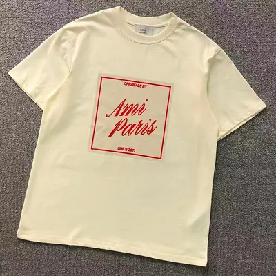 ￥98 AMI T-SHIRT 3205181217（im 170cm 60kg i wear size S in the phot）