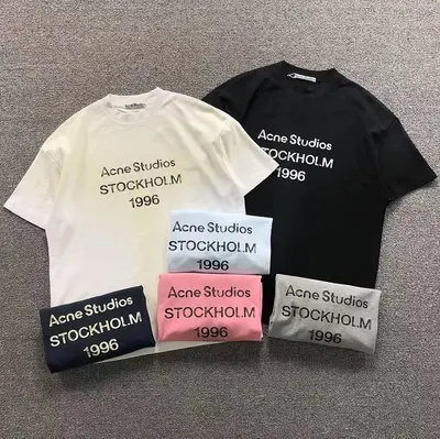 ￥95 ACNE STUDIOS T-SHIRT 5251901162（im 170cm 60kg i wear size S in the phot）