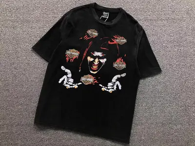 ￥95 SAINT MICHAEL T-SHIRT 5251910162（im 170cm 60kg i wear size M in the phot）
