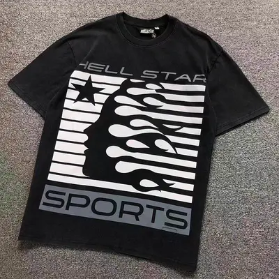 ￥108 HELLSTAR T-SHIRT 3205192417（im 170cm 60kg i wear size S in the phot）
