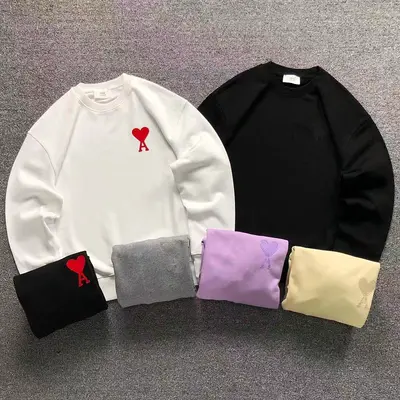 ￥98 AMI HOODIE 1251922181（im 170cm 60kg i wear size M in the phot）