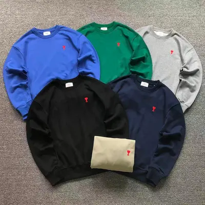 ￥98 AMI HOODIE 1251919181（im 170cm 60kg i wear size M in the phot）