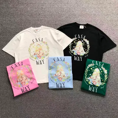 ￥115 CASABLANCA T-SHIRT 5252021127（im 170cm 60kg i wear size L in the phot）