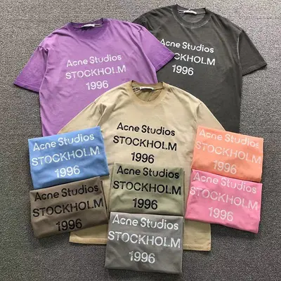 ￥128 ACNE STUDIOS T-SHIRT 2205201404 （im 170cm 60kg i wear size S in the phot）