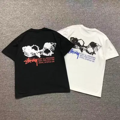 ￥128 STUSSY T-SHIRT 22052535001（im 170cm 60kg i wear size M in the phot）
