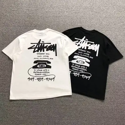 ￥128 STUSSY T-SHIRT 22052522001（im 170cm 60kg i wear size M in the phot）