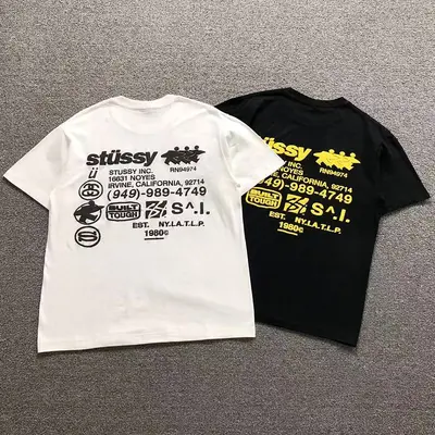 ￥128 STUSSY T-SHIRT 22052533001（im 170cm 60kg i wear size M in the phot）
