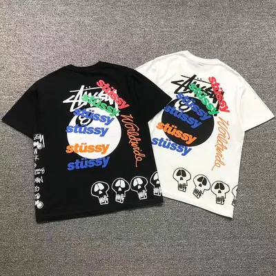 ¥128 STUSSY T-SHIRT 22052530001(im 170cm 60kg i wear size M in the phot)